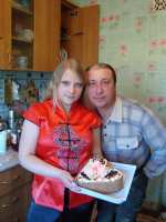 папа с моей младшей сесренкой